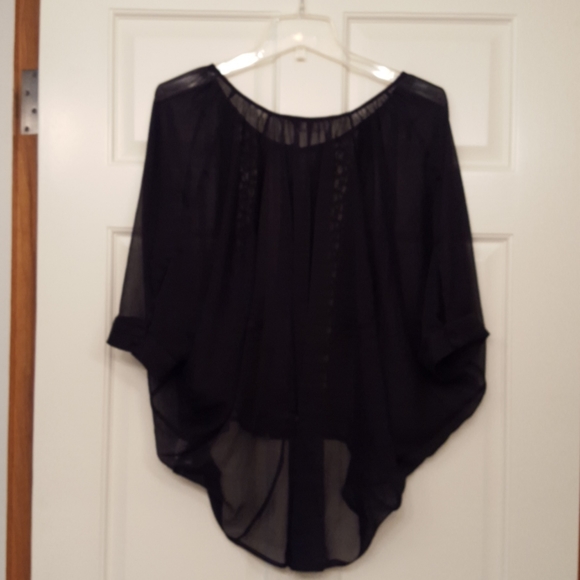 DOLCE VITA BLACK LACE FRONT HI- LO TOP - LIKE NEW - Picture 6 of 8